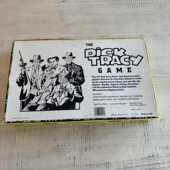 Vintage 1990 University Games The Dick Tracy Game - Picture 11 of 11